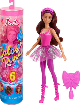 Barbie Color Reveal doll with ballet skirt for stylish mix-and-match play.