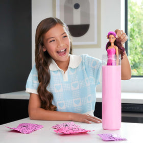 Barbie Color Reveal doll headpiece adds drama to imaginative ballet stories.