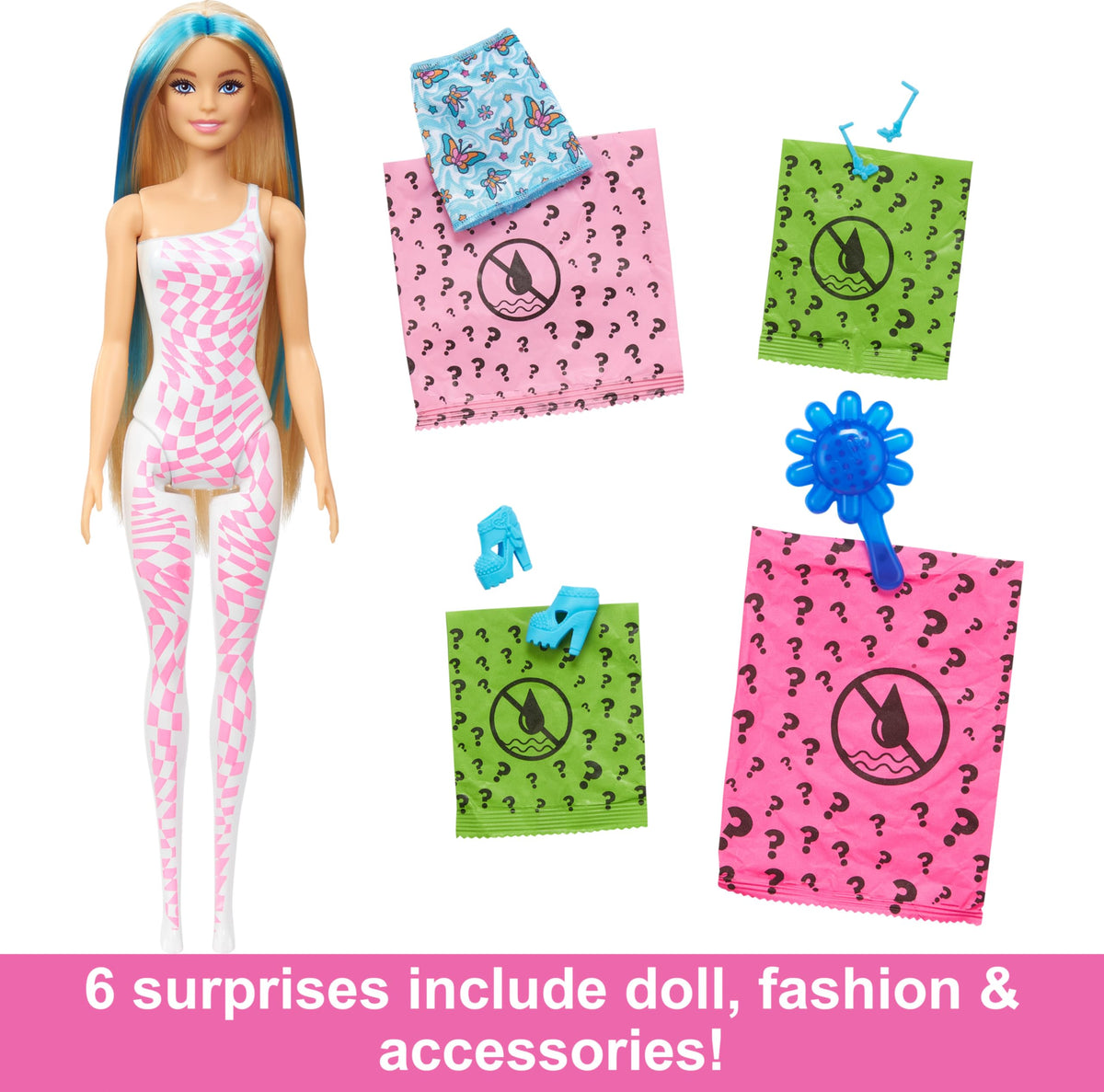 Barbie Color Reveal flower power brush for stylish hair moments
