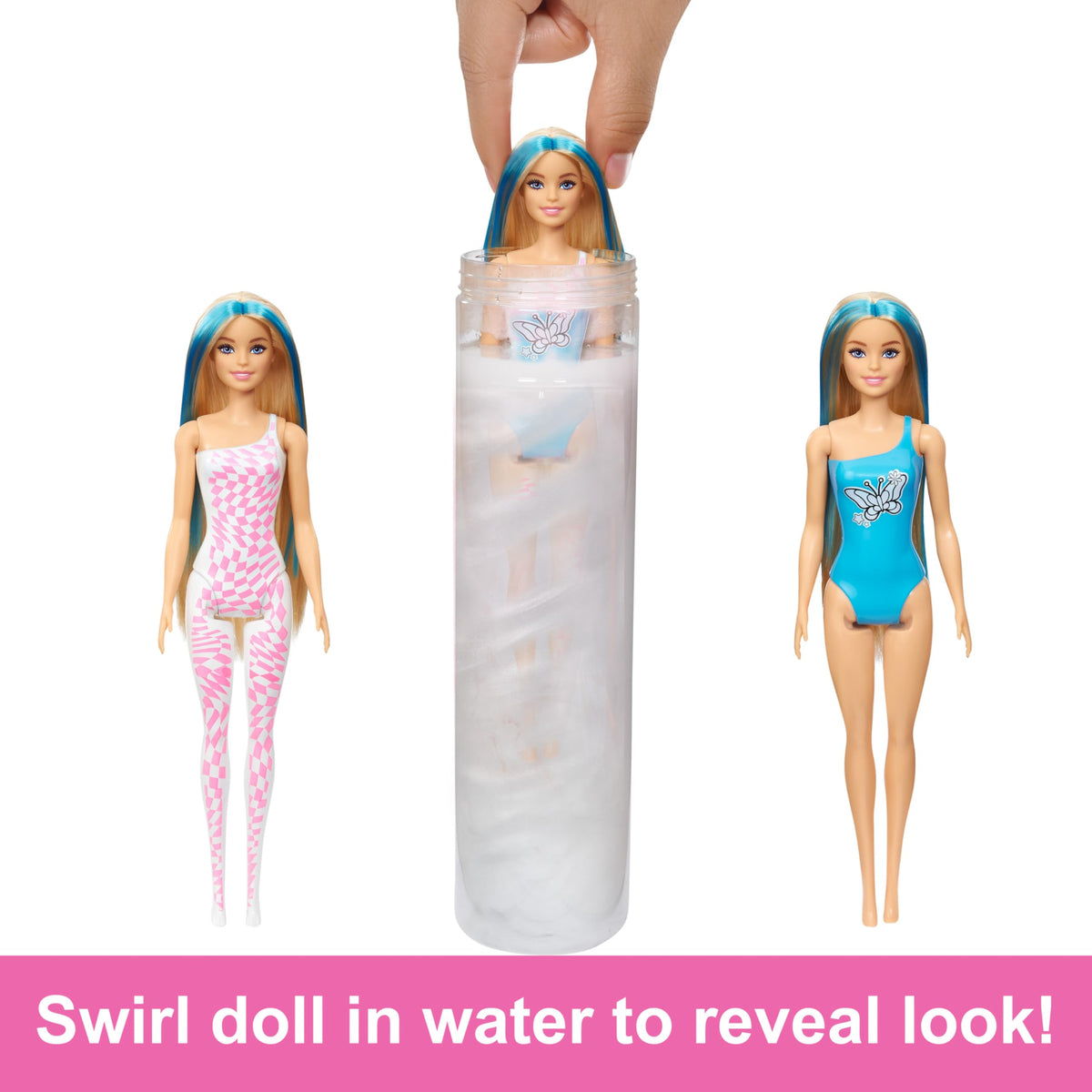 Barbie Color Reveal skirt pattern captures retro 1960s fashion vibe