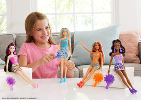 Barbie Color Reveal tube storage to keep dolls and accessories organized