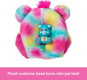 Barbie Cutie Reveal Care Bears fleece jacket reverses for cozy outfits.
