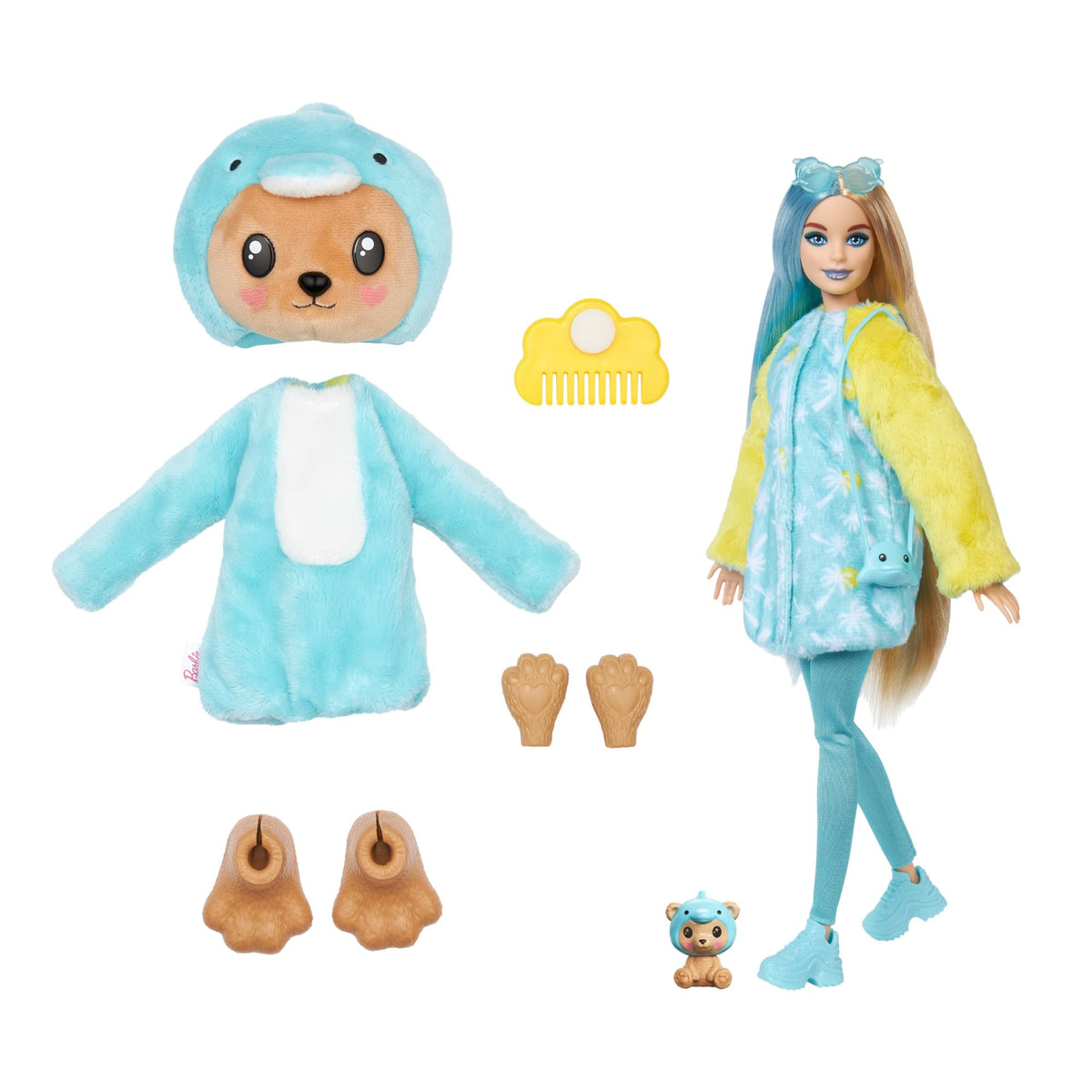 Barbie Cutie Reveal color-change feature revealed by icy and warm water