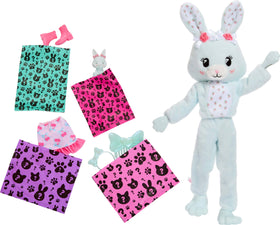 Barbie Cutie Reveal Cuddly color-change with water, for playful transformations.