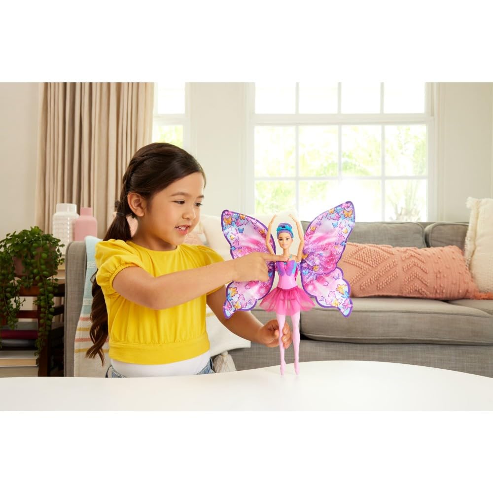 Barbie bodice button activates transformation for quick, engaging play