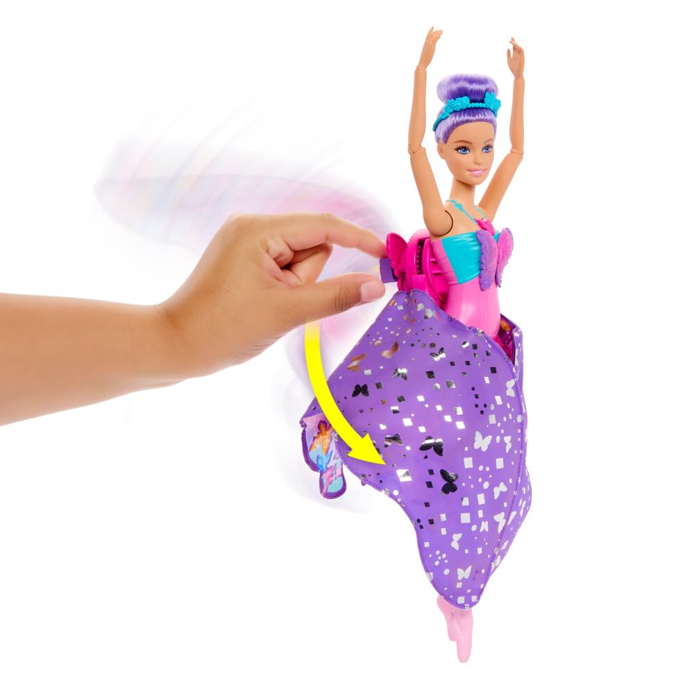Barbie overskirt transform sequence highlighting two-in-one play
