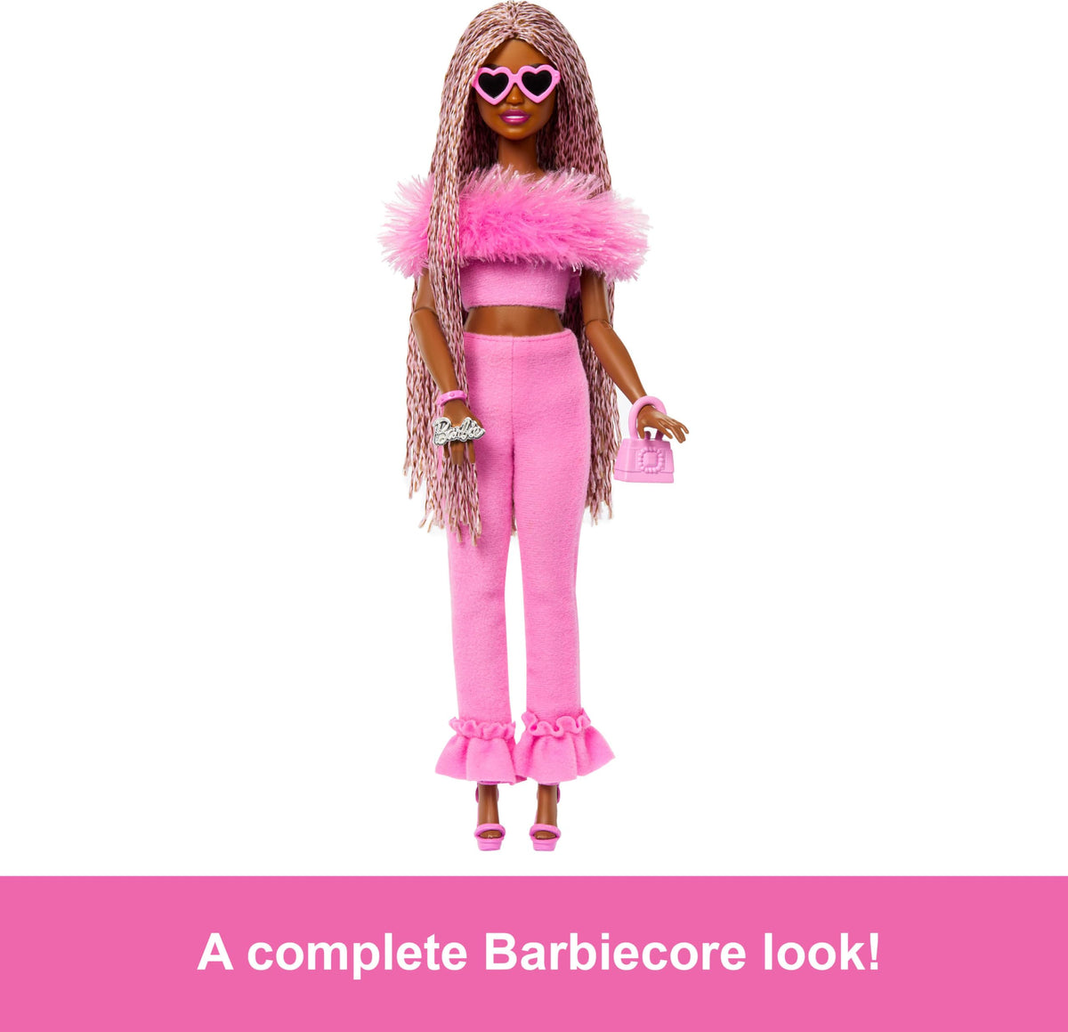 Barbie Deluxe Style Doll 4 showcases strappy heels for runway-inspired storytelling.