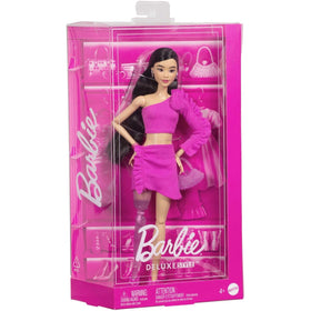 Barbie Deluxe Style doll rosy shoes complete the runway-ready look