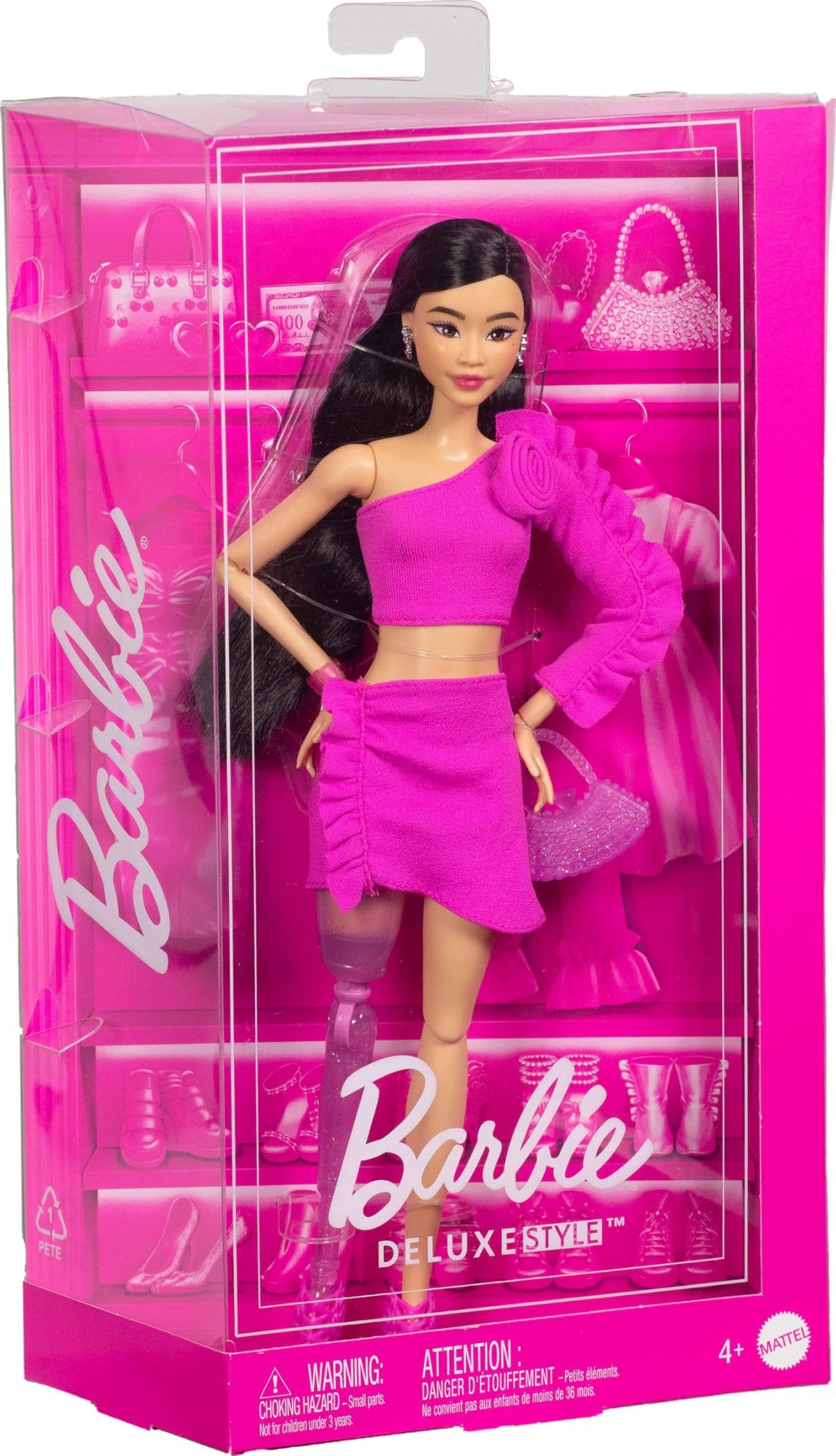 Barbie Deluxe Style doll runway-style pose for dramatic storytelling