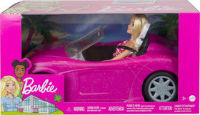 Barbie sparkly exterior with silver accents adds visual appeal and style.