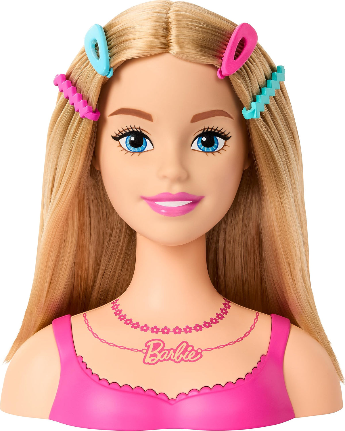 Barbie Styling Head packaging shows contents inside the box.