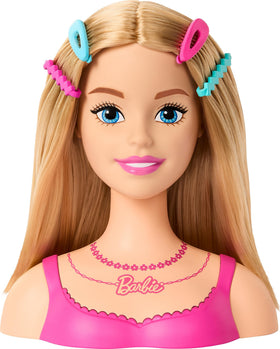 Barbie Styling Head packaging shows contents inside the box.
