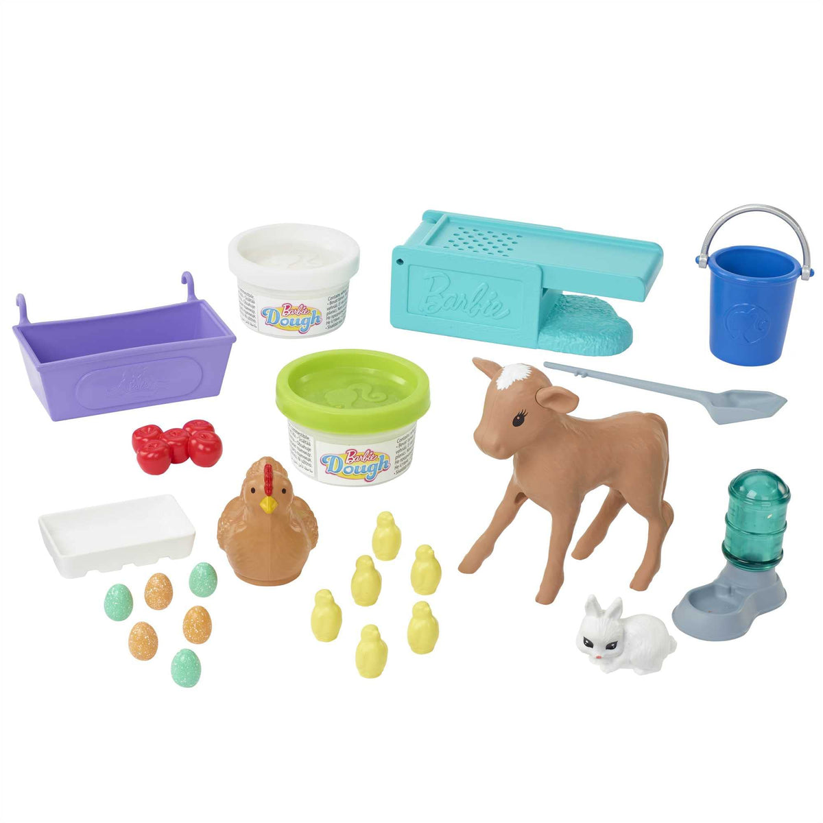 Barbie dough molds for creating eggs and hatchlings