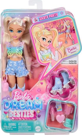 Barbie Dream Besties Malibu bow purse and camera boost imaginative fashion moments.