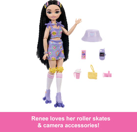 Barbie Dream Besties Renee cheese-shaped handbag sparks storytelling and show ideas.