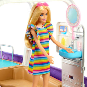Barbie Dream Boat pool area invites splashy play and cooling breaks.
