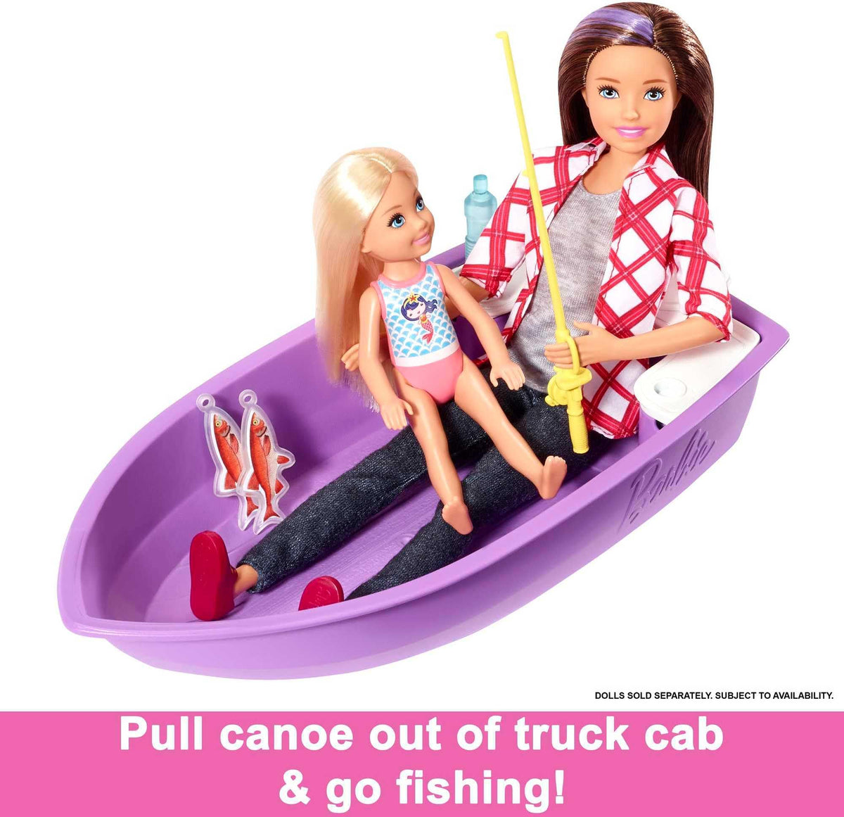 Barbie DreamCamper pool-area layout sparks outdoor lounging and splashy play.