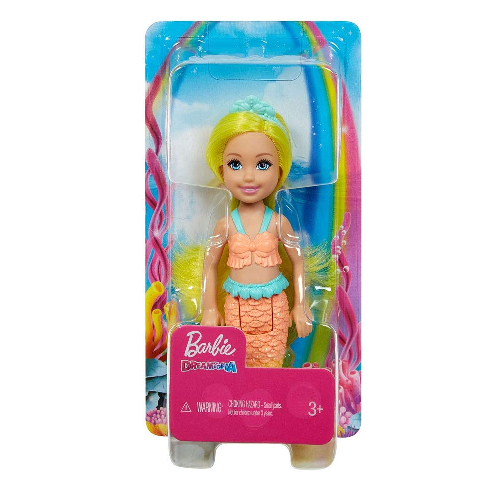Chelsea mermaid doll's yellow bodice creates vibrant dress-up moments