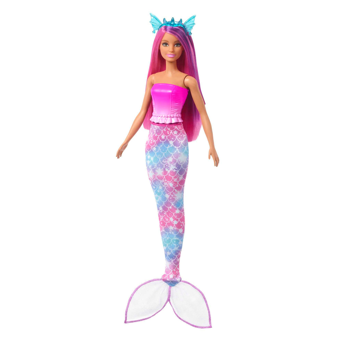 Barbie Dreamtopia fantasy hair accessories complement bold pink and purple looks