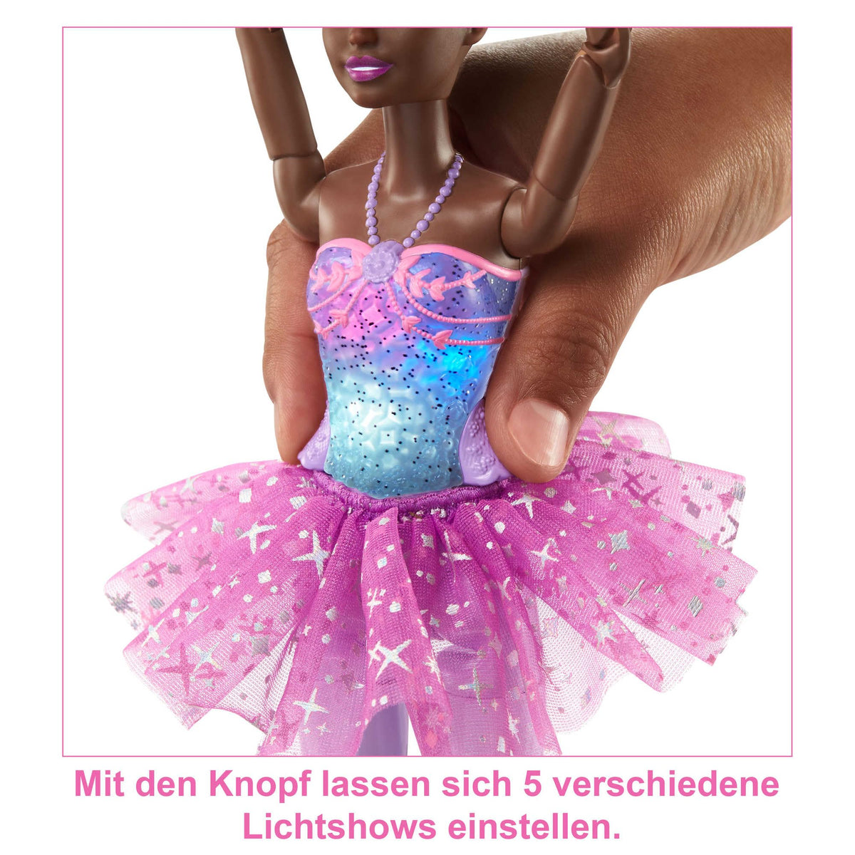 Purple tutu and sculpted slippers spark imaginative ballet storytelling