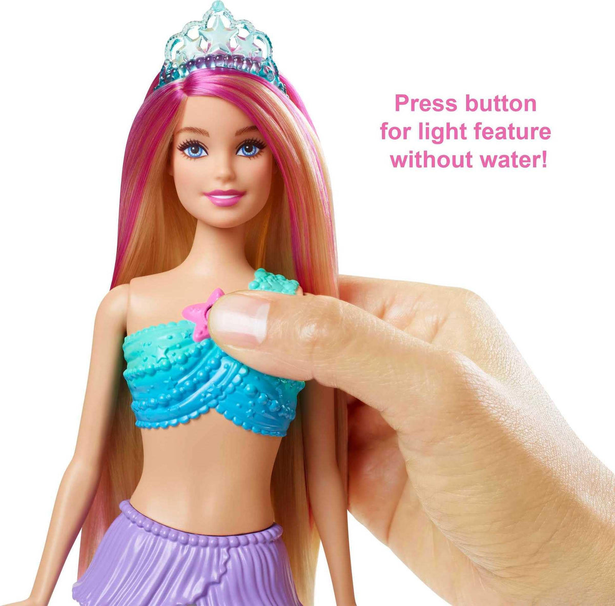Barbie Dreamtopia rainbow fins and pink-streaked hair inspire colorful storytelling