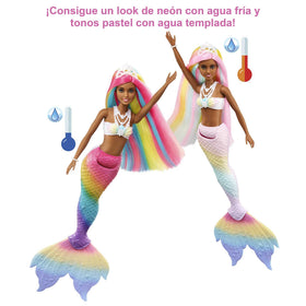 Barbie Dreamtopia Rainbow Magic Mermaid bodice detail highlights sea-inspired accents for imaginative storytelling
