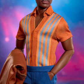 Barbie Fifteenth Doctor doll face sculpt resembling the on-screen actor