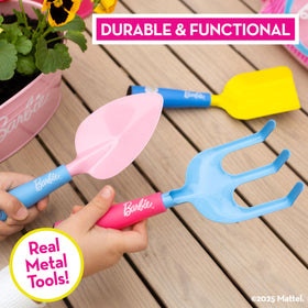 Barbie Garden Set metal flower pot for growing small plants and creative gardening