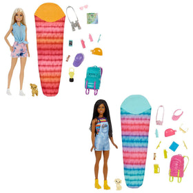 Barbie granola bar and toiletries kit for camping care