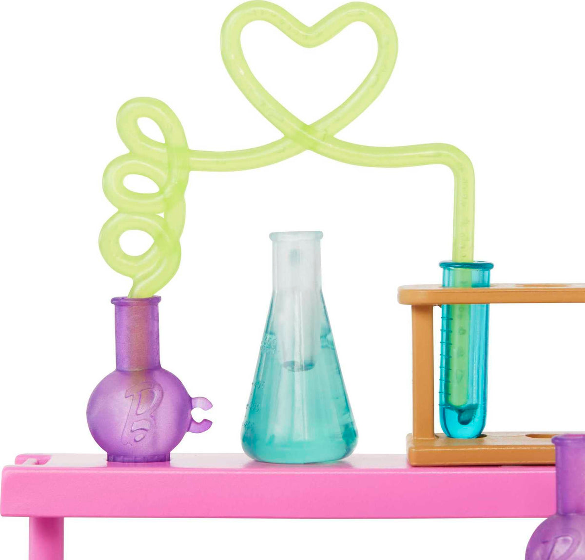 Barbie heart-shaped tube, masks, and goggles add playful safety detail.