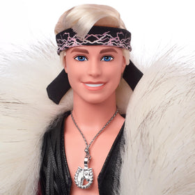 Barbie Ken doll with belt bag highlights accessories for dioramas