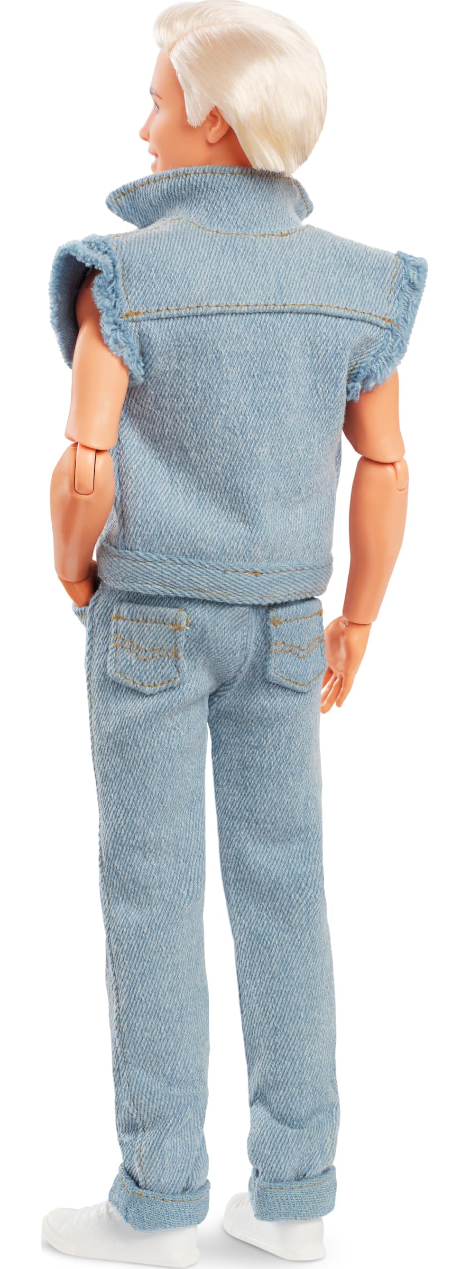 Barbie Ken doll features platinum blond hair for iconic look