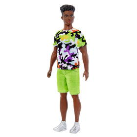 Barbie Ken Fashionistas with sculpted black curly hair for authentic character