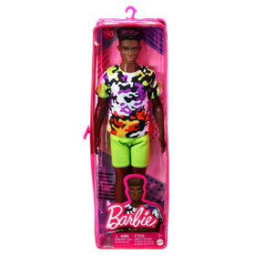 Barbie Ken Fashionistas packaging enhances display and gift-ready presentation