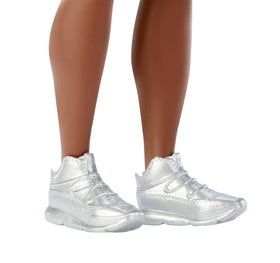 Barbie Ken Fashionistas silvery sneakers finish a modern look for adventures