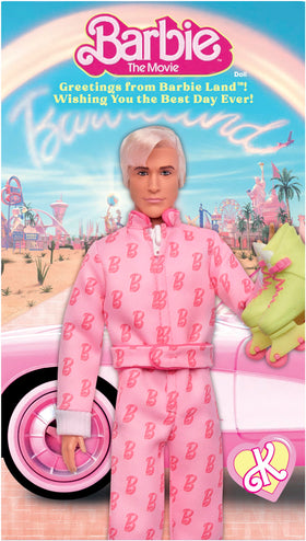 Barbie The Movie Ken packaging display-ready design invites safe gifting and exhibition.