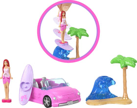 Barbie Mini Barbie Land Dream Plane with color-change action for storytelling.