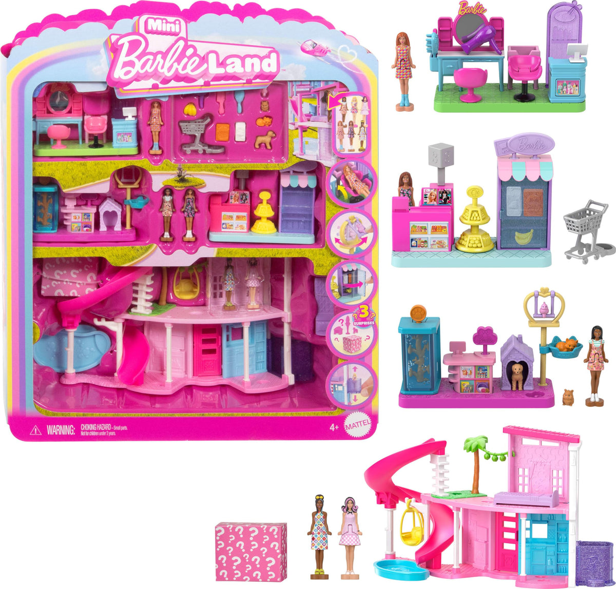 Barbie Mini Land DreamHouse elevator for imaginative play