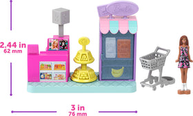 Barbie Mini Land DreamHouse pool and slide for pretend fun