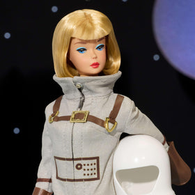 Barbie Miss Astronaut doll with brown boots ideal for display styling
