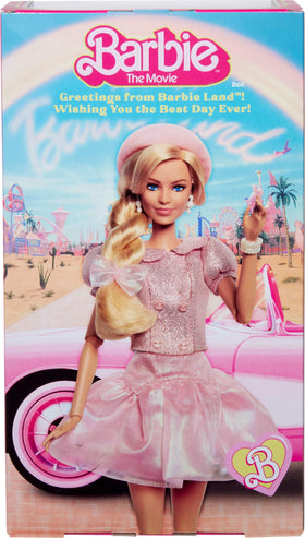 barbie the movie doll wearing pink outfit, perfect gift for fans and collectors