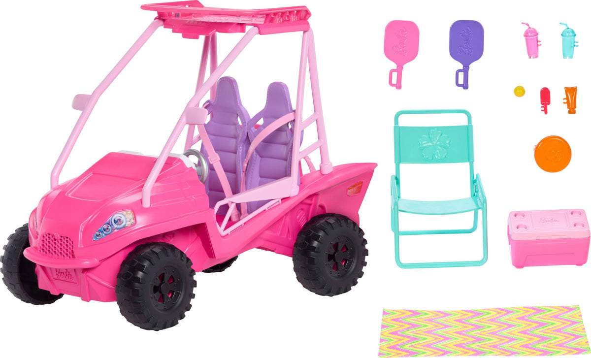 Barbie Mysteries Beach Detectives beach chair and towel for cozy sun-filled scenes