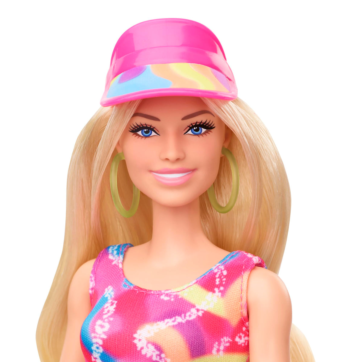 Barbie neon green hoop earrings highlight bold look for photo-worthy styling ideas