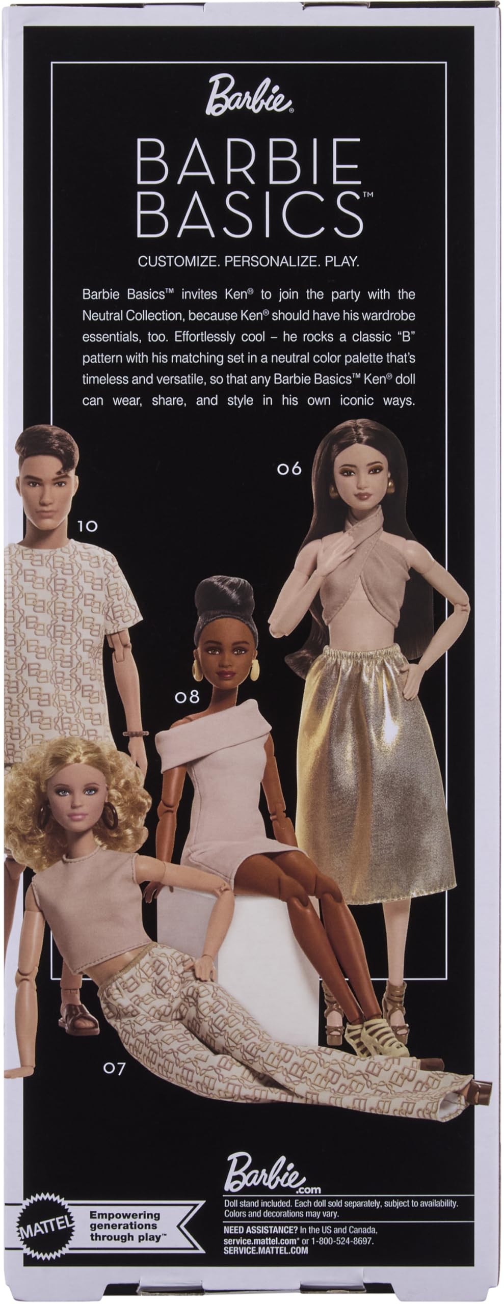 Barbie Neutral Collection offers timeless silhouettes in a classic color palette.