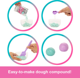 Barbie Party Unboxed dough kit for creating decorations and cake tops.