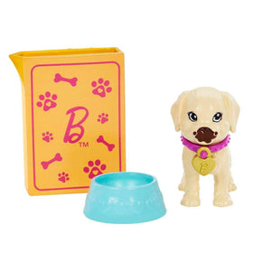 Barbie pet carrier with side door for easy transport of puppies.