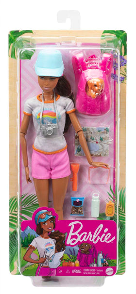 Barbie Self-Care doll features 11 joints for realistic posing.