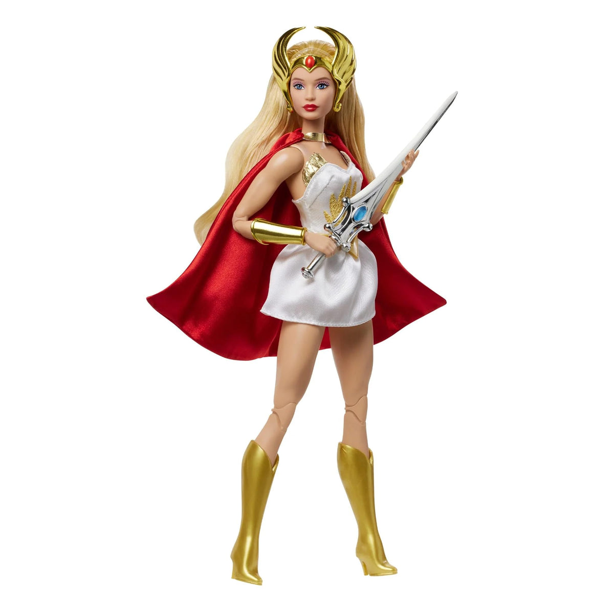 Barbie She-Ra 40th anniversary collectible doll for display and collection.
