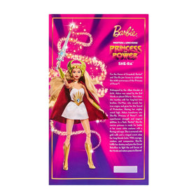Barbie She-Ra display-ready packaging supports safe storage and showcase.