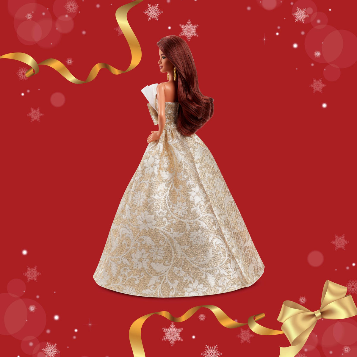 Doll stand supports secure display and easy posing for photos.